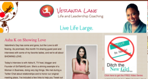 Our Feature on ‘Veranda Lane: Life Leadership & Coaching’ Website