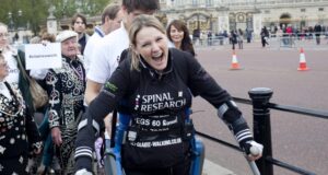Paraplegic Woman Defies Doctors To Complete London Marathon On Legs!