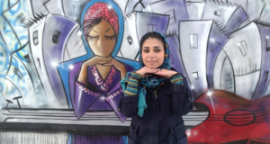 Afghanistan’s 1st Female Street Artist Painting Messages About Hope, Hijabs & Feminism