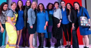 The FFFL team (Dr. Sophia Yen furthest to right) at the 2020 SheEO Summit.